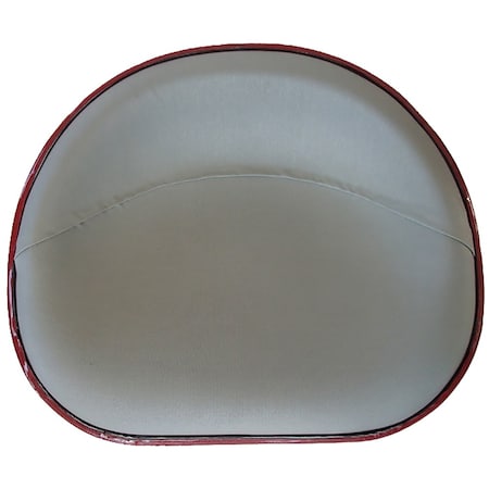 Aftermarket Upholstered Silver Canvas Pan Seat Fits International Harvester 357518R91 PHM-7450